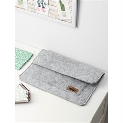 Чехол FETRI, диагональ 13", 35×25 см, цвет серый - фото 51380721