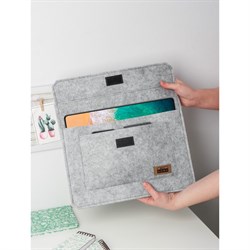 Чехол FETRI, диагональ 13", 35×25 см, цвет серый - фото 51380725