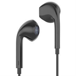 Наушники PERO EP02, вкладыши, микрофон, 110 дБ, 32 Ом, 3.5 mm, 1.2 м, черные - фото 51380993