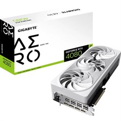 Видеокарта Gigabyte GV-N4080AERO-16GD, GeForce RTX 4080 16 Гб, GDDR6X, HDMI, DP - фото 51381046