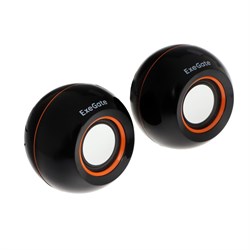 Компьютерные колонки ExeGate Disco 180, 2х3 Вт, USB, черные - фото 51381364