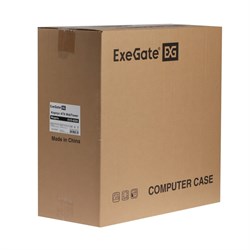 Корпус ExeGate Miditower EVO-8205, без БП,ATX,1хUSB2.0, 1хUSB3.0,чёрный с голубой подсветкой - фото 51381378