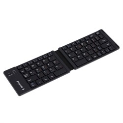 Клавиатура Gembird KBW-6N, беспроводная, складная, 66 клавиш, Bluetooth, черная - фото 51381512