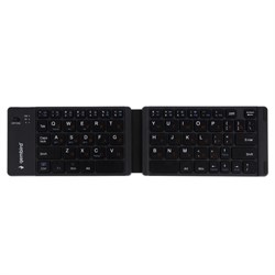 Клавиатура Gembird KBW-6N, беспроводная, складная, 66 клавиш, Bluetooth, черная - фото 51381515