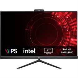 Моноблок IRU Office 27IH5P, 27", i3 10105, 16 Гб, SSD 256 Гб, UHDG 630, Dos, чёрный - фото 51382032