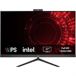 Моноблок IRU Office 27IH5P, 27", i3 10105, 8 Гб, SSD 256 Гб, UHDG 630, Dos, чёрный - фото 51382058