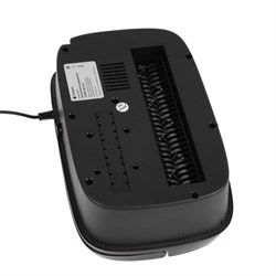 Шредер ГЕЛЕОС УД15-4, фрагменты 3.9 x 35мм, 7-9 листов одн., скобы, пл.карты, 15 л - фото 51382705