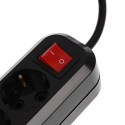 Сетевой фильтр 5bites SP5B-318 5S, 5 розеток, 3х1.5 мм2, с з/к, 16 A, ABS, 1.8 м, чёрный - фото 51383031