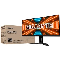 Монитор Gigabyte M34WQ, 34", IPS, 3440x1440, 144Гц, 1 мс, HDMI, DP, чёрный - фото 51383758