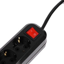 Сетевой фильтр 5bites SP5B-350 5S, 5 розеток, 5 м, 16 А, 3х1.5 мм2, с з/к, с выкл., черный - фото 51384378