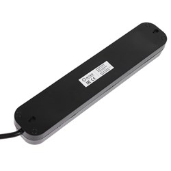 Сетевой фильтр 5bites SP6B-350 6S, 6 розеток, 5 м, 16 А, 3х1.5 мм2, с выкл., черный - фото 51384397
