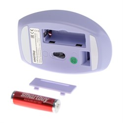 Комплект клавиатура и мышь Smartbuy SBC-666395AG-V,беспровод,мембран,1000 dpi,USB,фиолетовый - фото 51384468