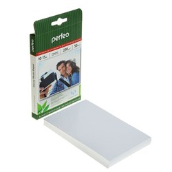 Фотобумага для струйной печати А6 (100 х 150 мм), 50 листов Perfeo, 230 г/м2, односторонняя, глянцевая - фото 51384922
