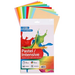 Бумага цветная А4, 36 листов, 12 цветов «Для офисной техники», 80 г/м² - фото 51385138
