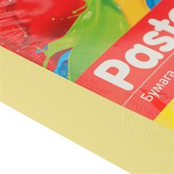 Бумага цветная А4, 500 листов, Calligrata, пастель, желтый, 80 г/м² - фото 51385421