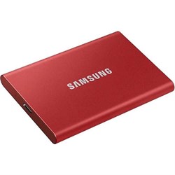 Накопитель SSD Samsung MU-PC1T0R/WW T7, 1.8", 1Тб, USB Type-C, красный - фото 51385823