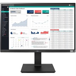 Монитор LG 24BQ55WY-B, 24", IPS, 1920x1200, 60Гц, 5 мс, HDMI, DP, чёрный - фото 51386145