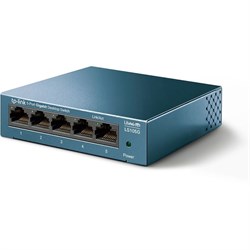 Коммутатор TP-Link LS105G, неуправляемый, 5х10/100/1000BASE-T - фото 51386506