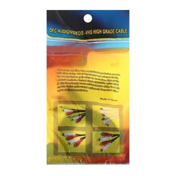 Кабель-переходник аудио ExeGate EX-CCA-458-2.0, Jack 3.5 мм(m)-2xRCA(m), 2 м, черный - фото 51386548