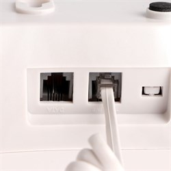 Телефон проводной Maxvi CB-01, SOS, повтор номера, быстрый набор, телефонная книга, белый - фото 51386583