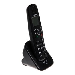 Радиотелефон DECT Maxvi GA-01, Caller ID, интерком, спикерофон, АОН, конференц-связь, черный - фото 51386686