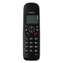 Радиотелефон DECT Maxvi GA-01, Caller ID, интерком, спикерофон, АОН, конференц-связь, черный - фото 51386689