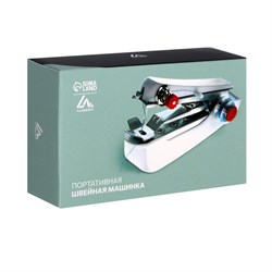 Швейная машина Luazon LSH-08, механическая, портативная, белая - фото 51386726