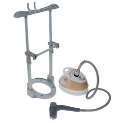 Отпариватель Kitfort КТ-913. напольный, 2000 Вт, 1300 мл, 35 г/мин, шнур 1.9 м, бело-бежевый - фото 51387221