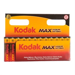 Батарейка алкалиновая Kodak Max, AAA, LR03-12BL, 1.5В, блистер, 12 шт. - фото 51387334