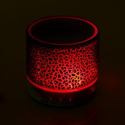 Портативная колонка Luazon LAB-04, с подсветкой, Bluetooth, USB, microSD, microUSB, МИКС - фото 51387425