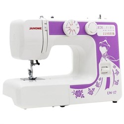 Швейная машина Janome LW-17, 15 операций, обметочная, потайная, эластичная строчка - фото 51387464