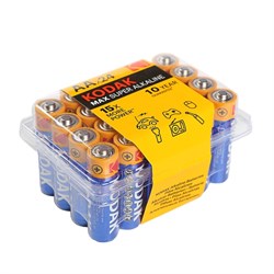 Батарейка алкалиновая Kodak Max, AA, LR6-24BOX, 1.5 В, бокс, 24 шт. - фото 51387555