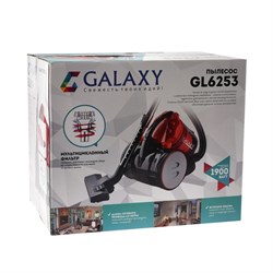 Пылесос Galaxy GL 6253, 1900/500 Вт, 3 л, чёрно-оранжевый - фото 51387601