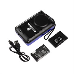 Радиоприемник "Сигнал" РП-222, 220 В, аккумулятор 400 мАч, USB, SD, дисплей - фото 51387764