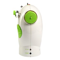 Швейная машинка FIRST FA-5700, 1 операция, полуавтомат, от батареек/сети, бело-зелёная - фото 51387769