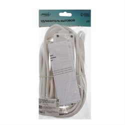 Удлинитель Luazon Lighting, 3 розетки, 7 м, 10 А, 1300 Вт, 3х0.75 мм2, с з/к, с выкл., Б - фото 51388127