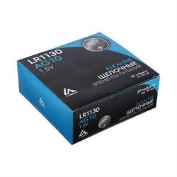 Батарейка алкалиновая (щелочная) Luazon, LR1130, AG10, блистер, 10 штук - фото 51388215