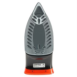 Утюг Centek CT-2346, 3000 Вт, керамическая подошва, паровой удар, самоочистка, красный - фото 51388380