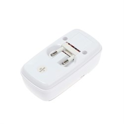 Зарядное устройство для двух АКБ АА или ААА CHR-57, вилка складная, ток заряда 180 мА, белое - фото 51388528