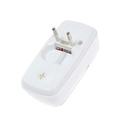 Зарядное устройство для двух АКБ АА или ААА CHR-57, вилка складная, ток заряда 180 мА, белое - фото 51388529