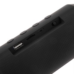 Портативная колонка Blast BAS-461, BT, 10 Вт, microSD, FM, микрофон, 1200 мАч, черная - фото 51388601