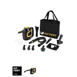 Пароочиститель Kitfort KT-930, 900 Вт, 0.18 л, нагрев 2-3 мин, чёрно-жёлтый - фото 51388749