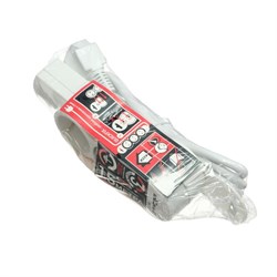 Удлинитель Duwi, 3 розетки, 1.5 м, 10 А, 2200 Вт, ПВС 3х0.75 мм2, с з/к, белый - фото 51388900