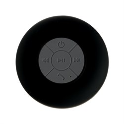 Портативная колонка LuazON LPCK-06, 150 мАч, водостойкая, на присоске, чёрная - фото 51388919