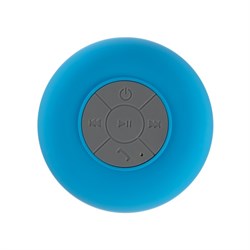 Портативная колонка LuazON LPCK-06, 150 мАч, водостойкая, на присоске, синяя - фото 51388927