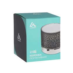 Портативная колонка Luazon LAB-30, 3 Вт, 520 мАч, microSD, цвет: черный мрамор - фото 51388992