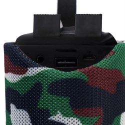 Портативная колонка Luazon LAB-52, 6 Вт, microSD, AUX, USB, хаки - фото 51389137