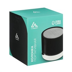 Портативная колонка Luazon Hi-Tech18, 3 Вт, 520 мАч, microSD, USB, белая - фото 51389265