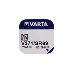 Батарейка цинковая Varta, V371 (SR920SW/G6)-1BL, 1.55В , блистер, 1 шт. - фото 51389454