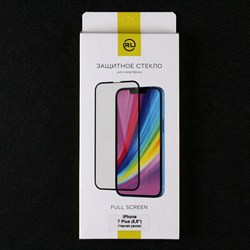 Защитное стекло Red Line для iPhone 7 Plus, Full Screen, полный клей, черное - фото 51389614